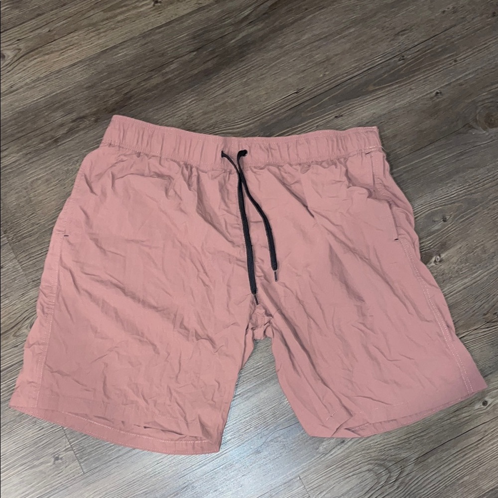 Pink Drawstring swimming Shorts